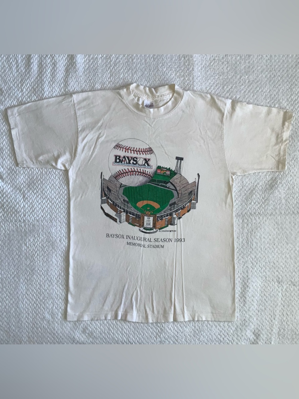 Alore Vintage 1993 Bowie Baysox inaugural  Memorial Stadium Shirt
